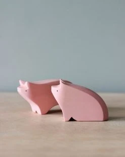 *New* Brin D'Ours | Handmade Wooden Pigs