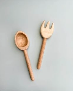 Tateplota Handmade Wooden Fork & Spoon *New*