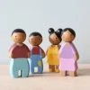 Plan Toys *New* Wooden Doll Family