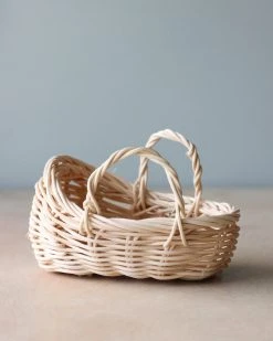 - Handmade Small Rattan Carry Basket *New*