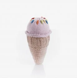 Pebble *New* Handmade Ice Cream Rattle