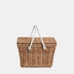 Odin Parker Picnic Bread Basket *New* 11 Odin Parker Picnic Bread Basket *New*