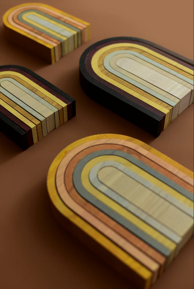 Min Min Copenhagen *New* MinMin Copenhagen Big Rainbow Stacker 5 Min Min Copenhagen *New* MinMin Copenhagen Big Rainbow Stacker