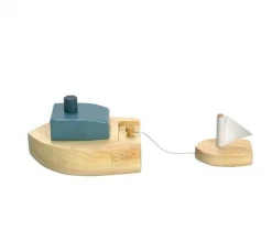 Kiko & GG Wind-up Wooden Bath Boat *New* 11 Kiko & GG Wind-up Wooden Bath Boat *New*