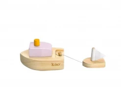 Kiko & GG Wind-up Wooden Bath Boat *New* 13 Kiko & GG Wind-up Wooden Bath Boat *New*