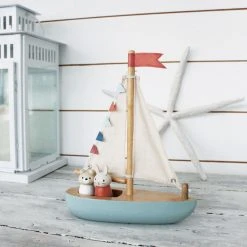 Tender Leaf Toys *New* Wooden Sail Boat