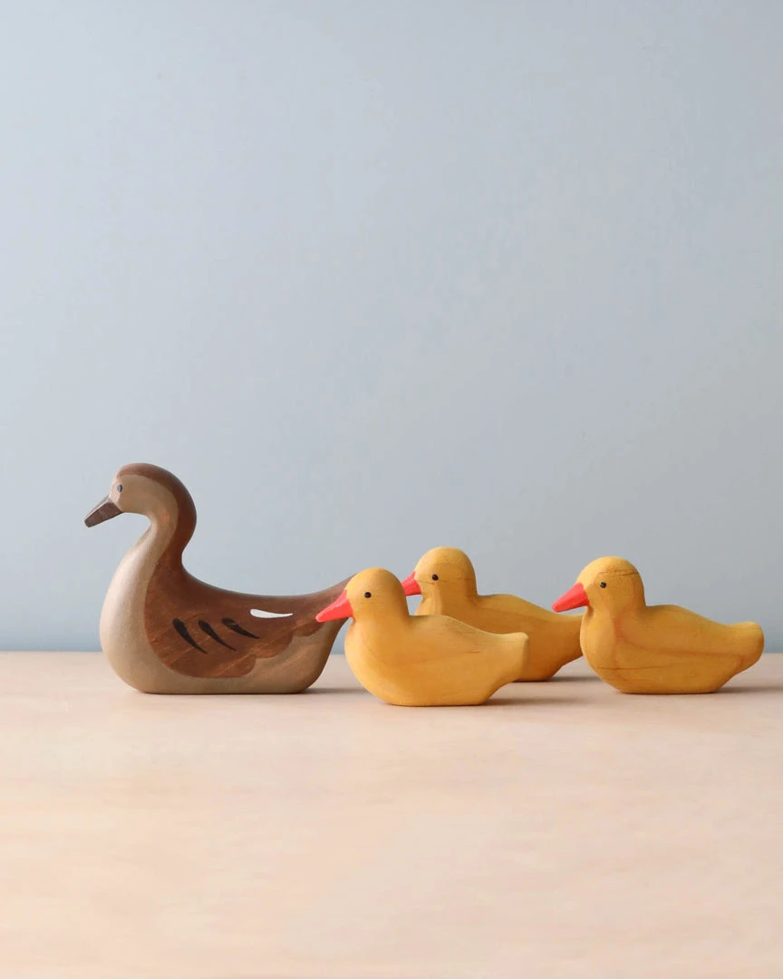 Forest Melody Handmade Wooden Duck Set *New* 3 Forest Melody Handmade Wooden Duck Set *New*