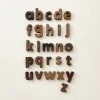Odin Parker Lowercase Walnut Alphabet Set