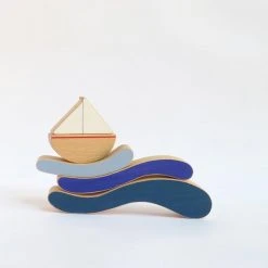 The Wandering Workshop Boat And Waves Stacking Toy *New* 8 The Wandering Workshop Boat And Waves Stacking Toy *New*
