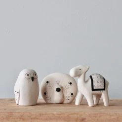 T-Lab *New* Handmade Tiny Wooden Exotic Animals