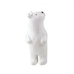 Pole Pole *New* Wooden Polar Bear Family