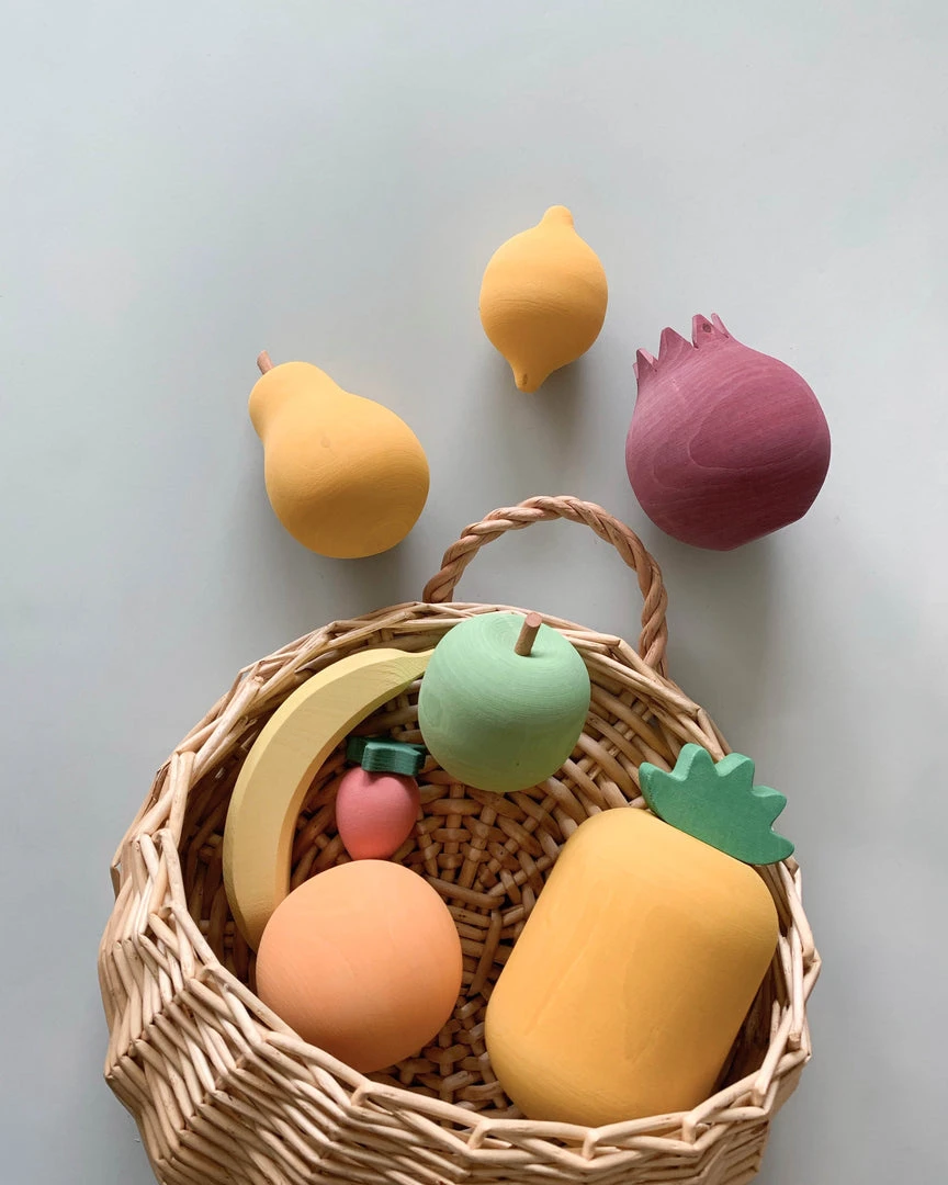 Raduga Grez Handmade Painted Wooden Fruits *New* 4 Raduga Grez Handmade Painted Wooden Fruits *New*