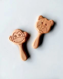 Vendor-unknown Handmade Wooden Teether *New*